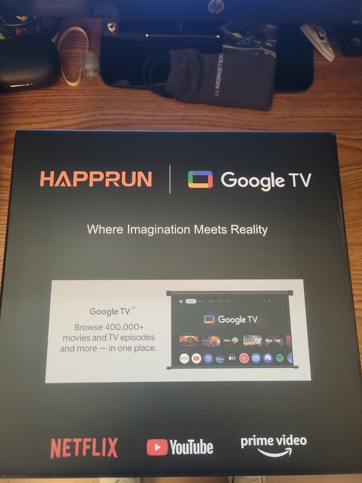 HAPPRUN Google TV Video Projector