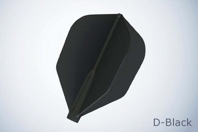 Cosmo Fit Flight Dart Flights - Shape Dark Black