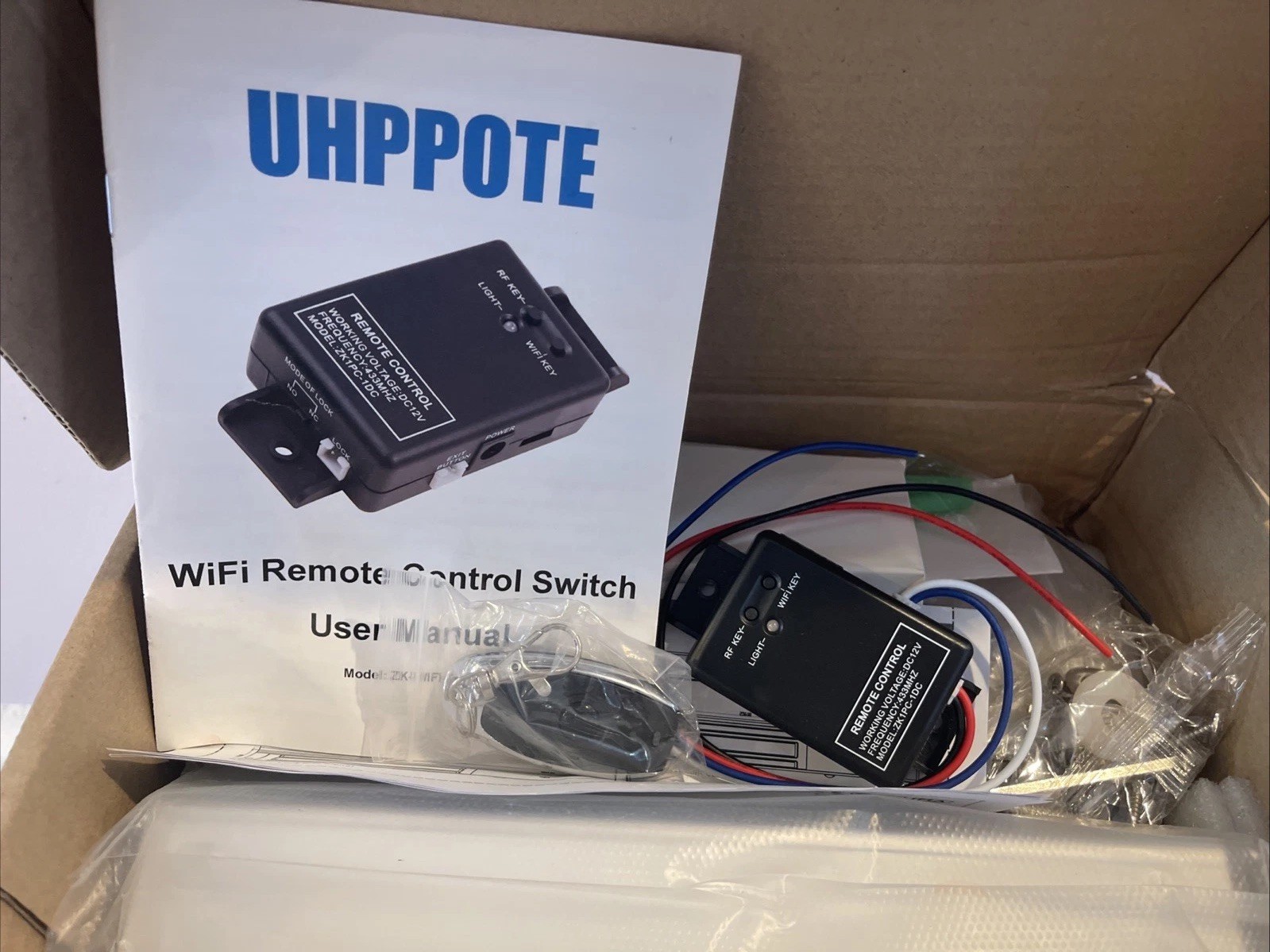UHPPOTE Remote Door Access Control System 600Lbs Electromagnetic Lock Kit w/Z&L