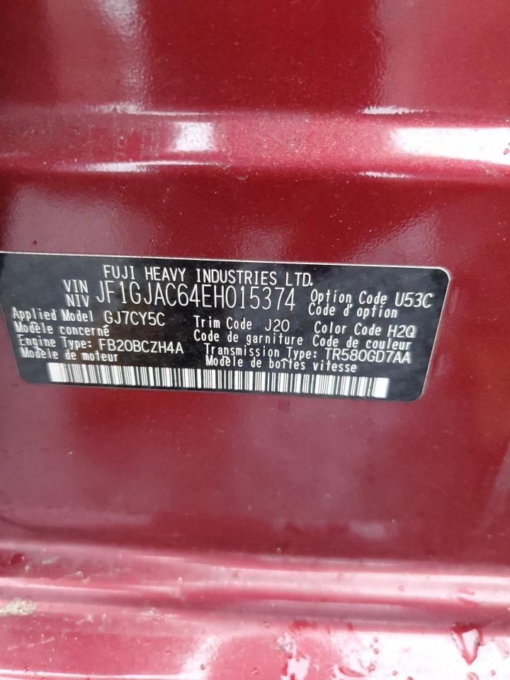 2014 Subaru Impreza Control Module Multifunction Integrated Unit US OEM 1446940