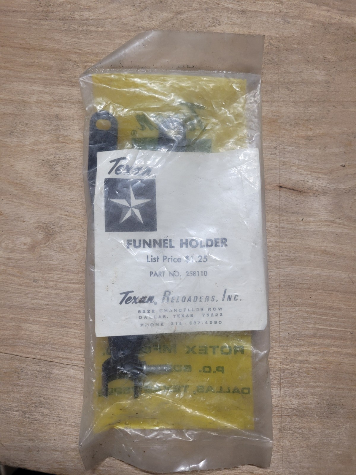 Texan Funnel.holder NoS Reloading Tool Part # 258110