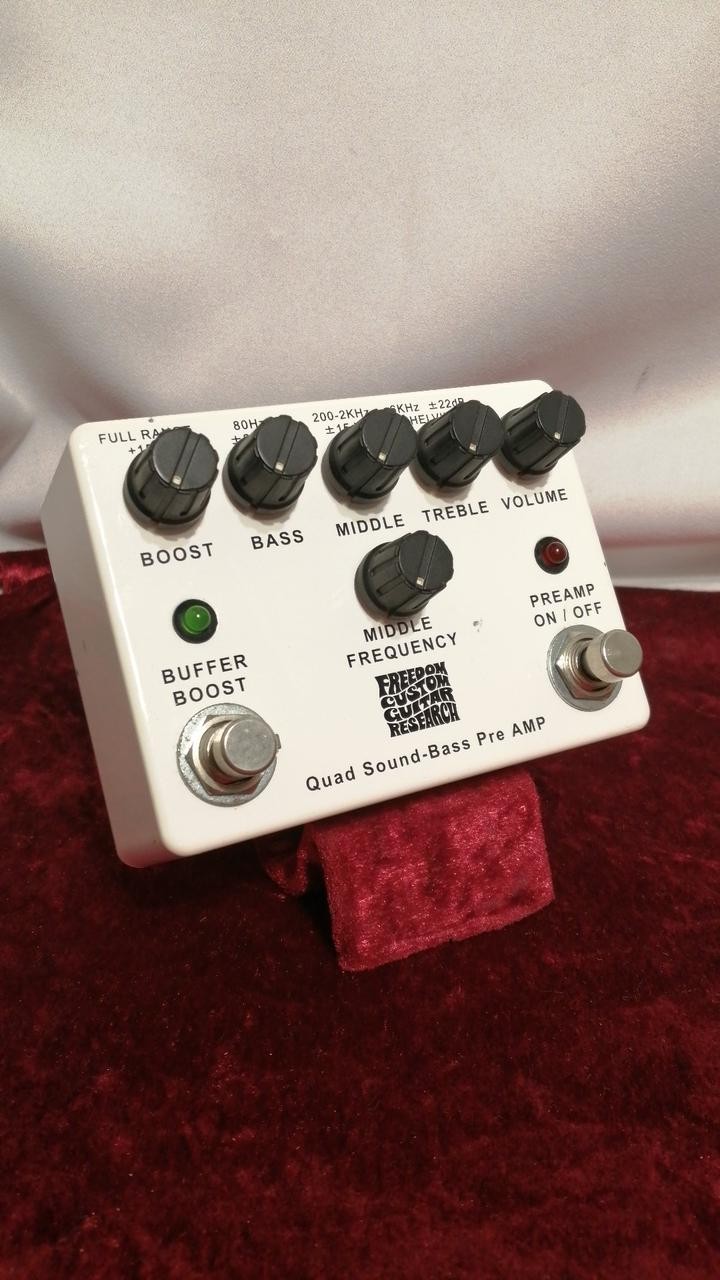 FREEDOM CUSTOM GUITAR RESEARCH QUAD SOUND BASS PRE AMP