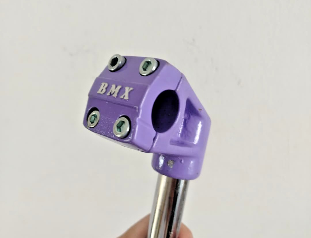 Old School BMX Freestyle Stem FakeLifter 4 Bolts Redline Style Mongoose GT Haro