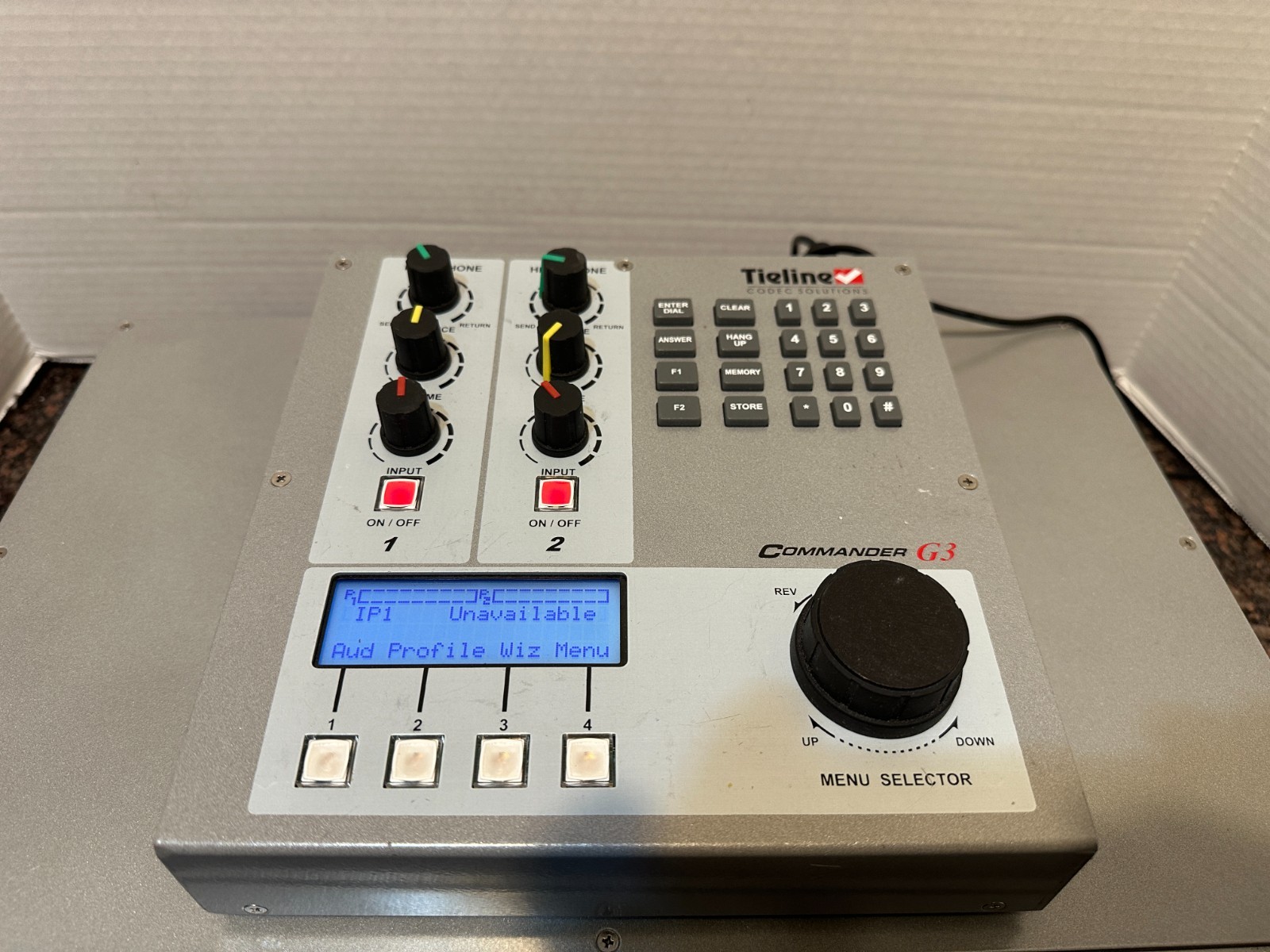 Tieline Commander G3 IP POTS Rack and Portable Broadcast Audio Codec.