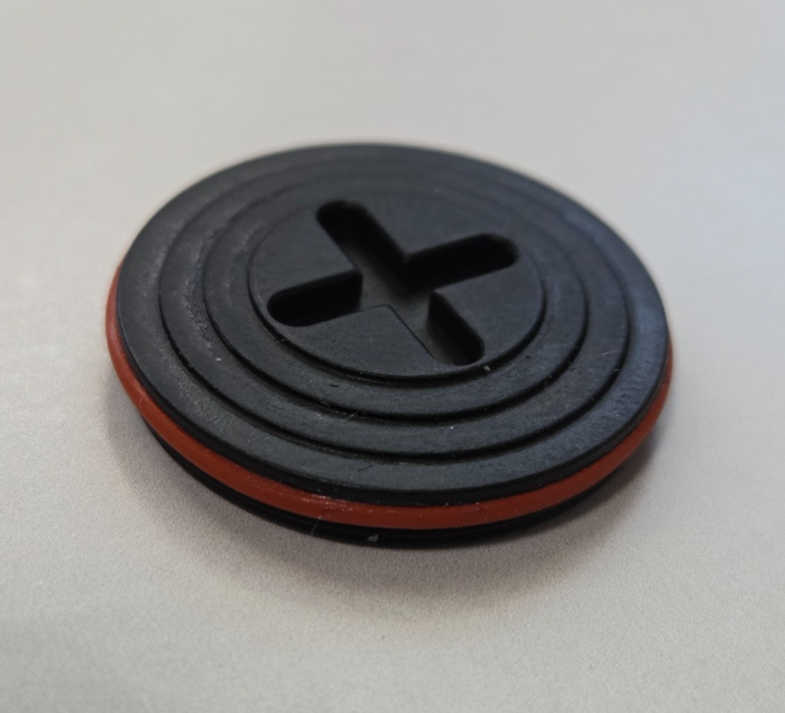 TRIJICON SRO Red Dot Replacement Battery Cap Cover AC30002 Black Rubber O-Ring