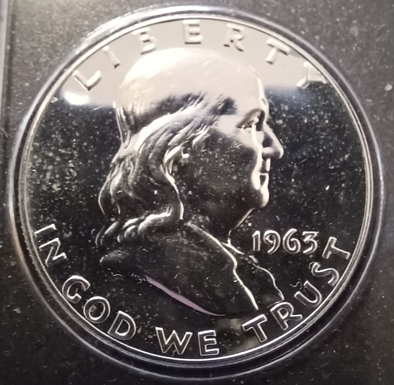 1963 United States Silver Proof Set in Hard Plastic Holder