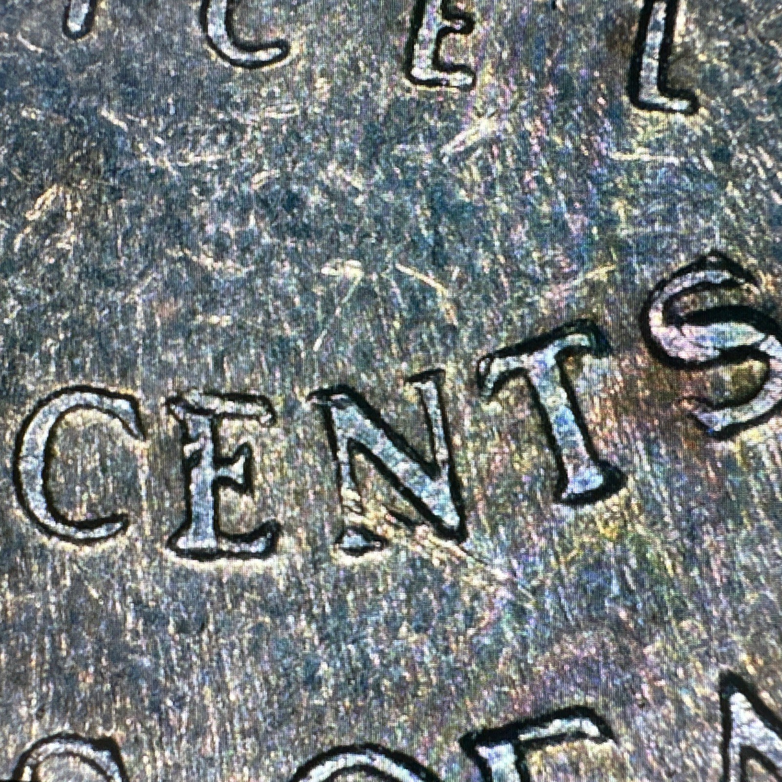1996 P Nickel Struck Thru Grease Error Obverse & Reverse
