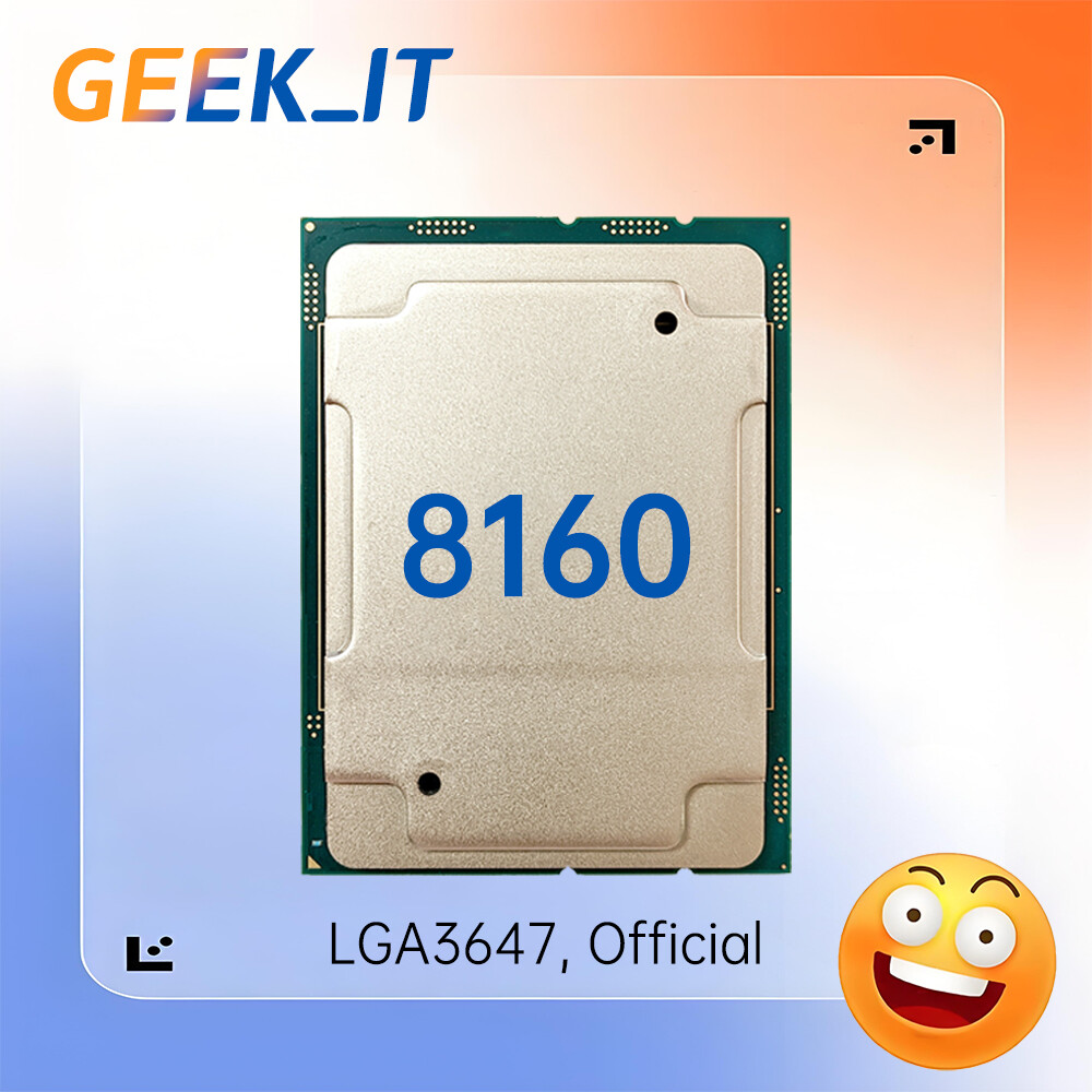 ✅Intel Xeon Platinum 8160 SR3B0 2.1GHz 24C / 48T 33MB 150W LGA3647 CPU