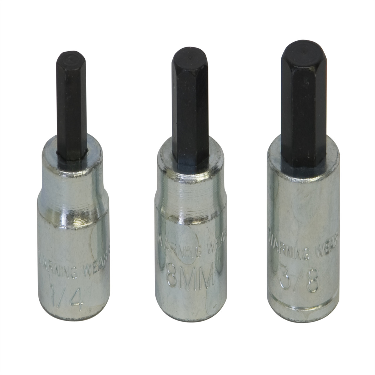 Lisle SOCKET BIT SET BRAKE CALIPER 3 PC 3/8IN DRIVE