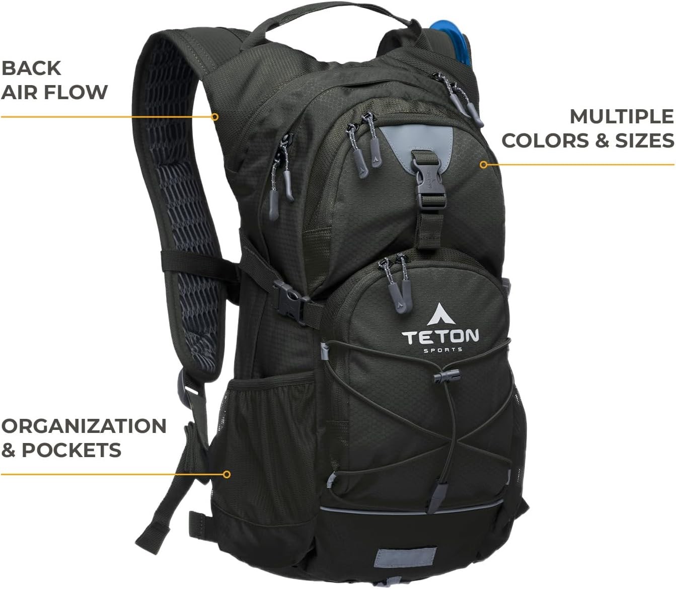 22L Oasis/Trailrunner Hydration Backpack– Lightweight Water Pack with 2L Bladder