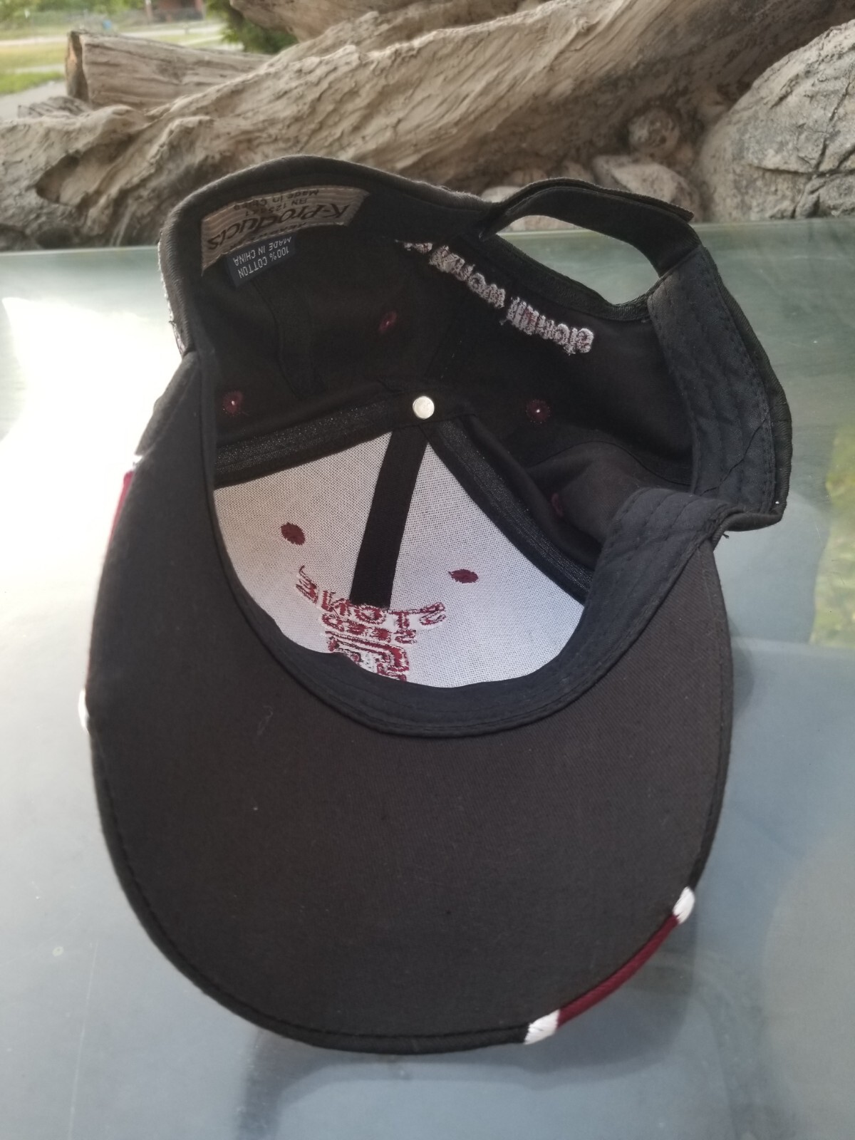 Stone Seed Group Southern Illinois Salukis Cap Hat Adjustable Black