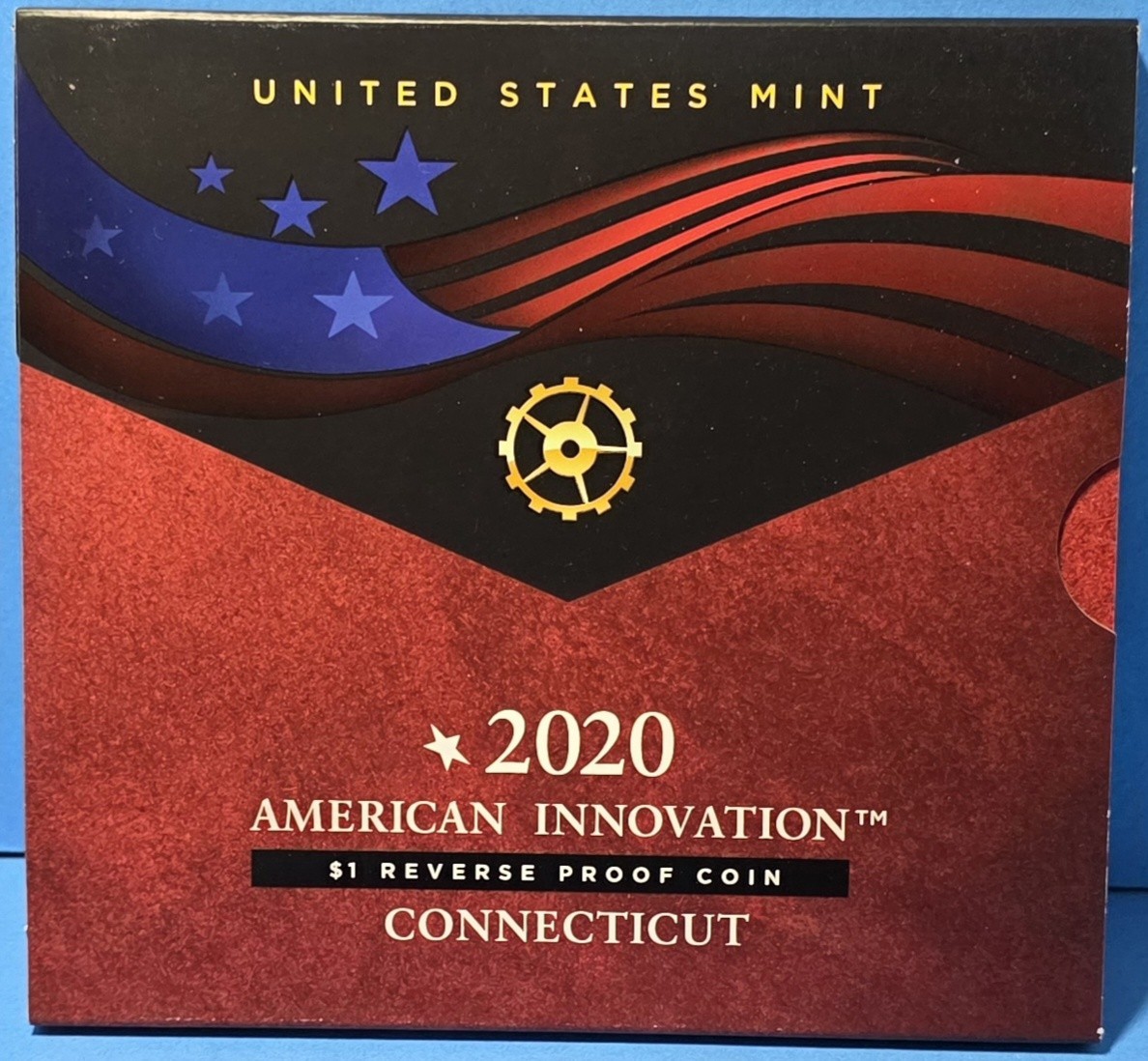 2020 S American Innovation $1 Reverse Proof - Connecticut
