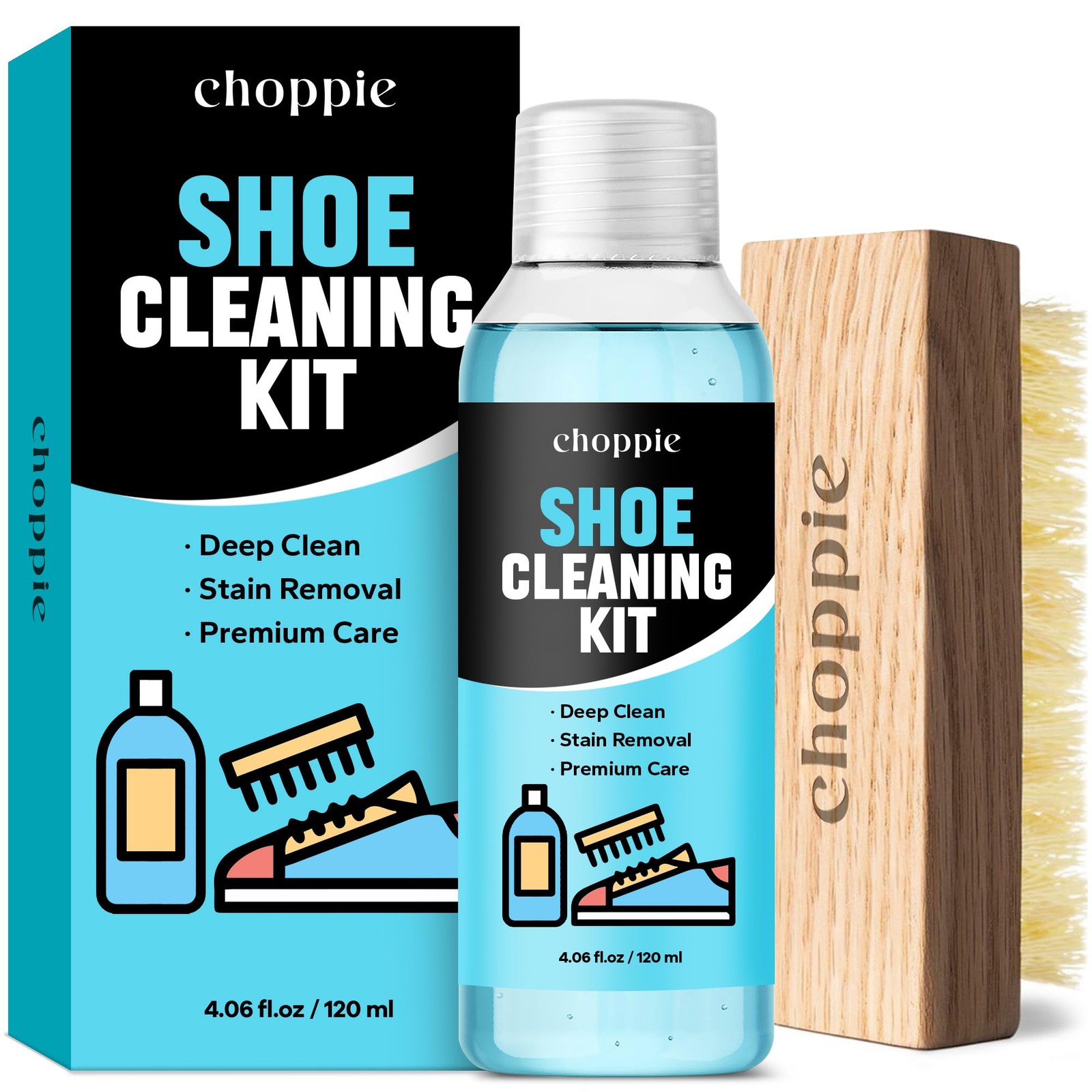 Shoe Cleaning kit For Tennis Shoes Sneakers Leather White Canvas Foam Cleaner US
