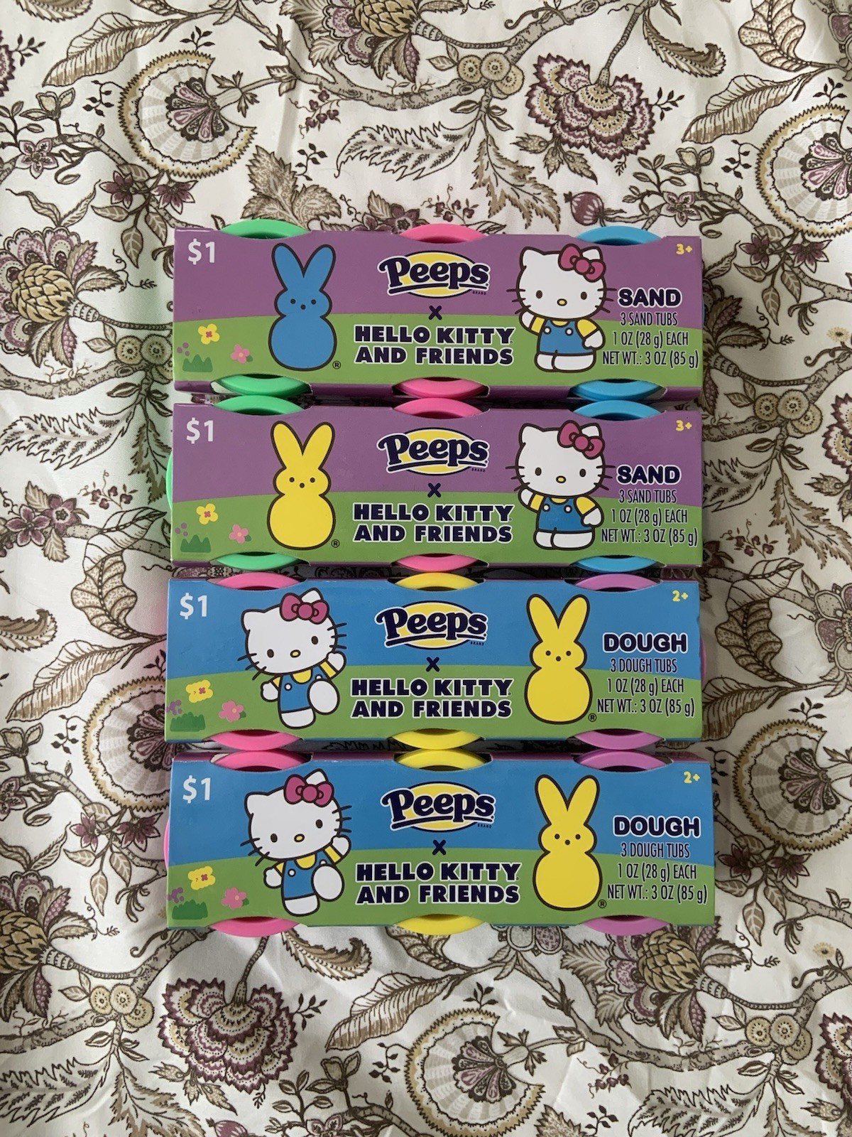Peeps x Hello Kitty & Friends Play Dough & Sand Set of 4