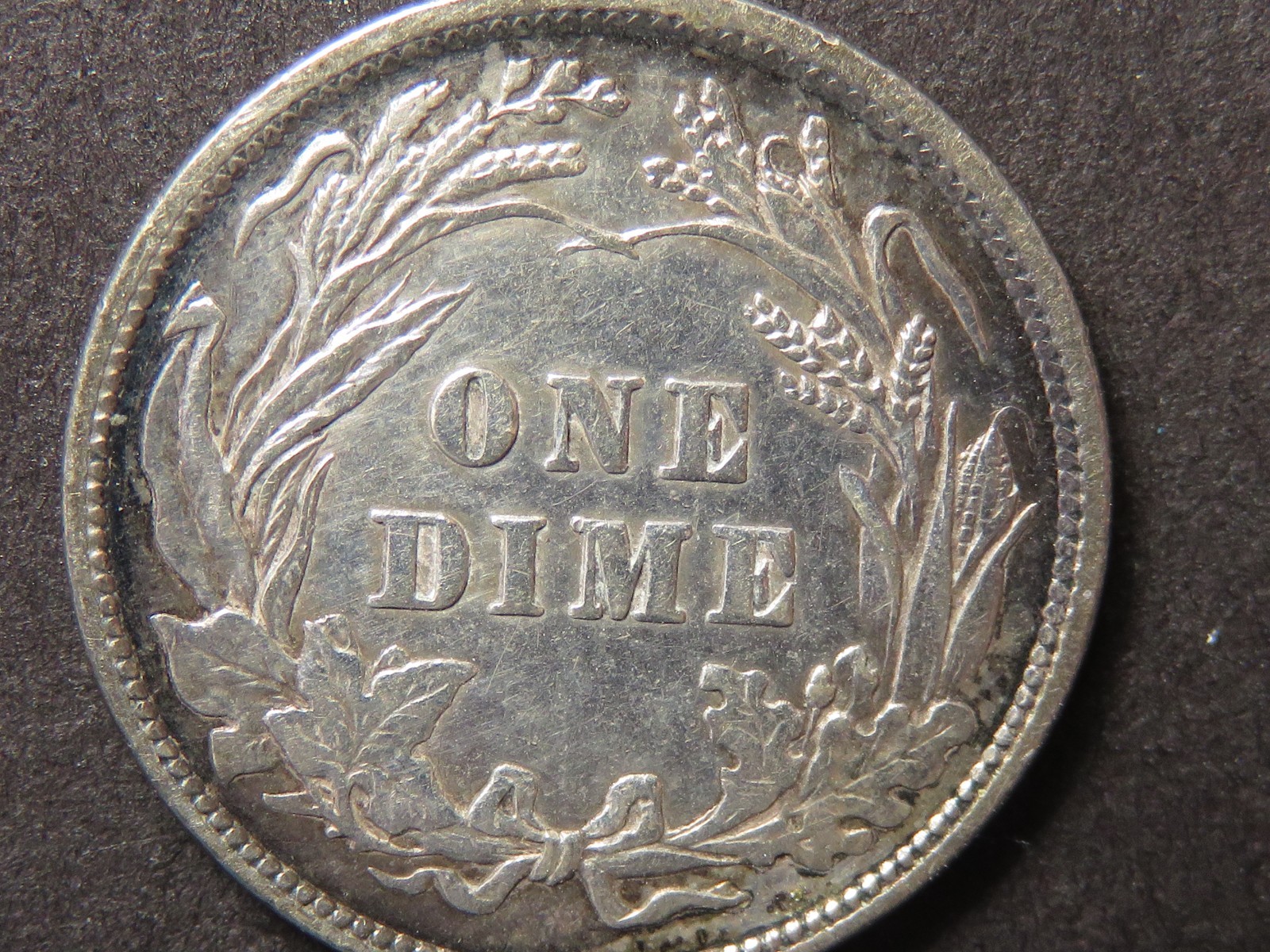 1899-P Barber Dime Grading AU/Unc.