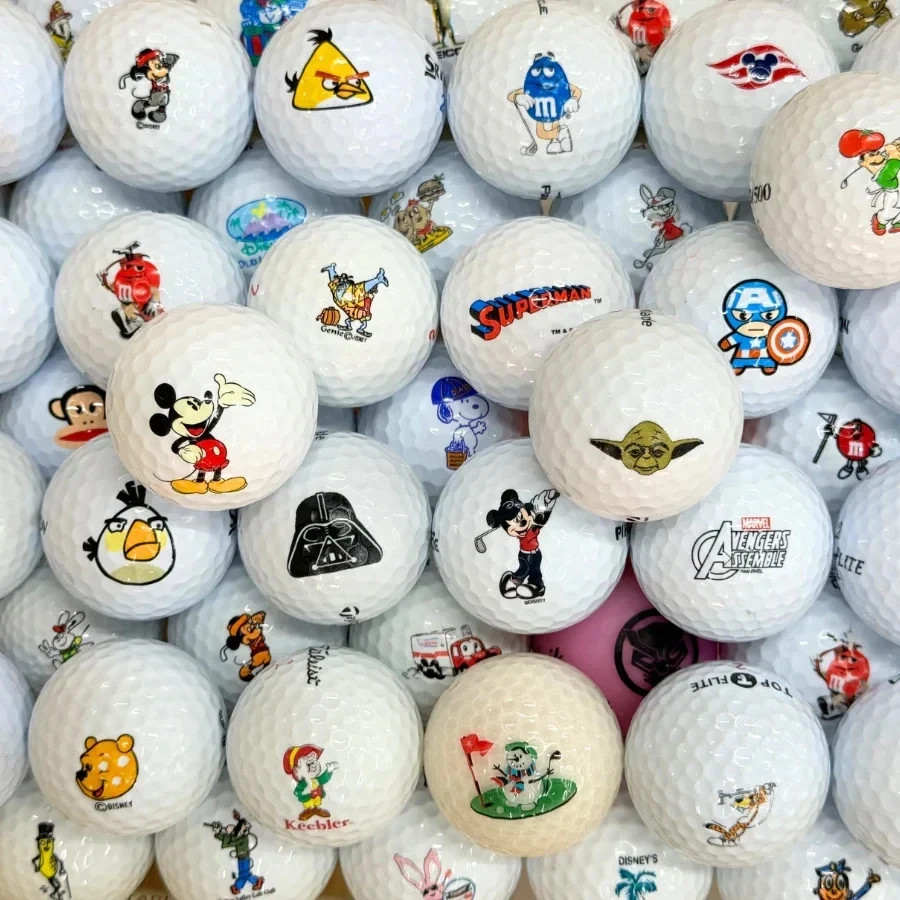36 Disney Logo Bulk Lot Used Golf Balls 5A Quality Mixed Logos