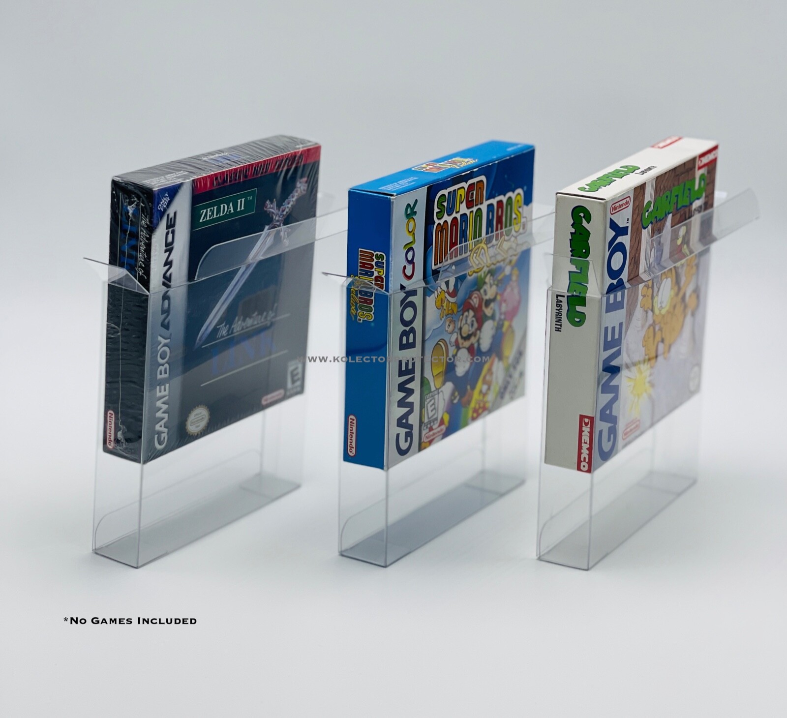 10 UV & Scratch Resistant 0.50mm Box Protectors GAME BOY VIRTUAL COLOR ADVANCE