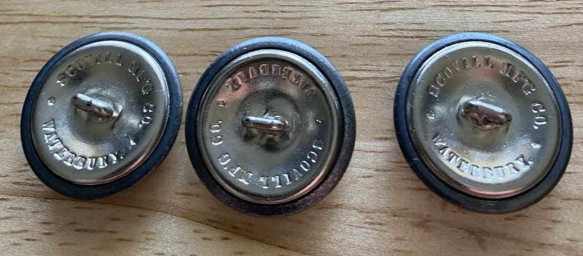 6 Air Force Waterburybuttons 1 inch in diameter