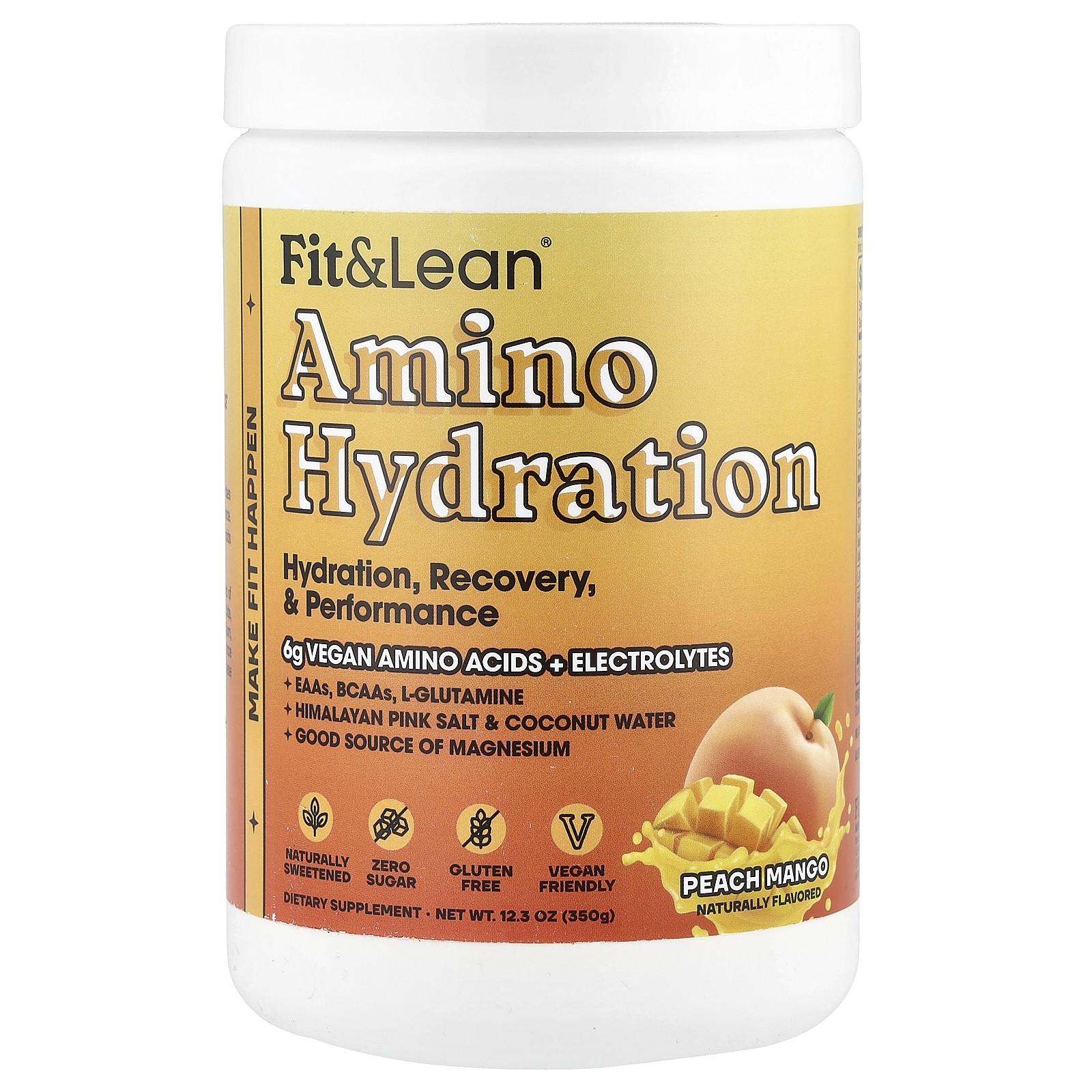 Amino Hydration, Peach Mango, 12.3 oz (350 g)