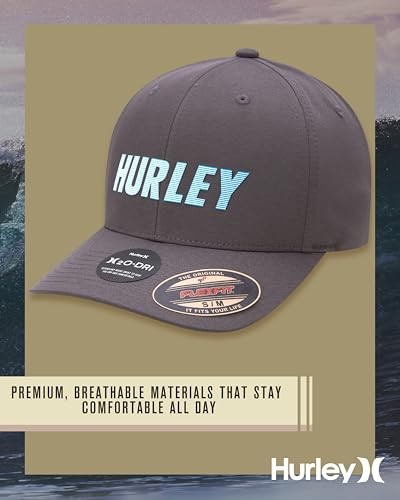 Men's Trucker Hat - H2O-Dri Stretch Curved Bill Small-Medium Anthracite