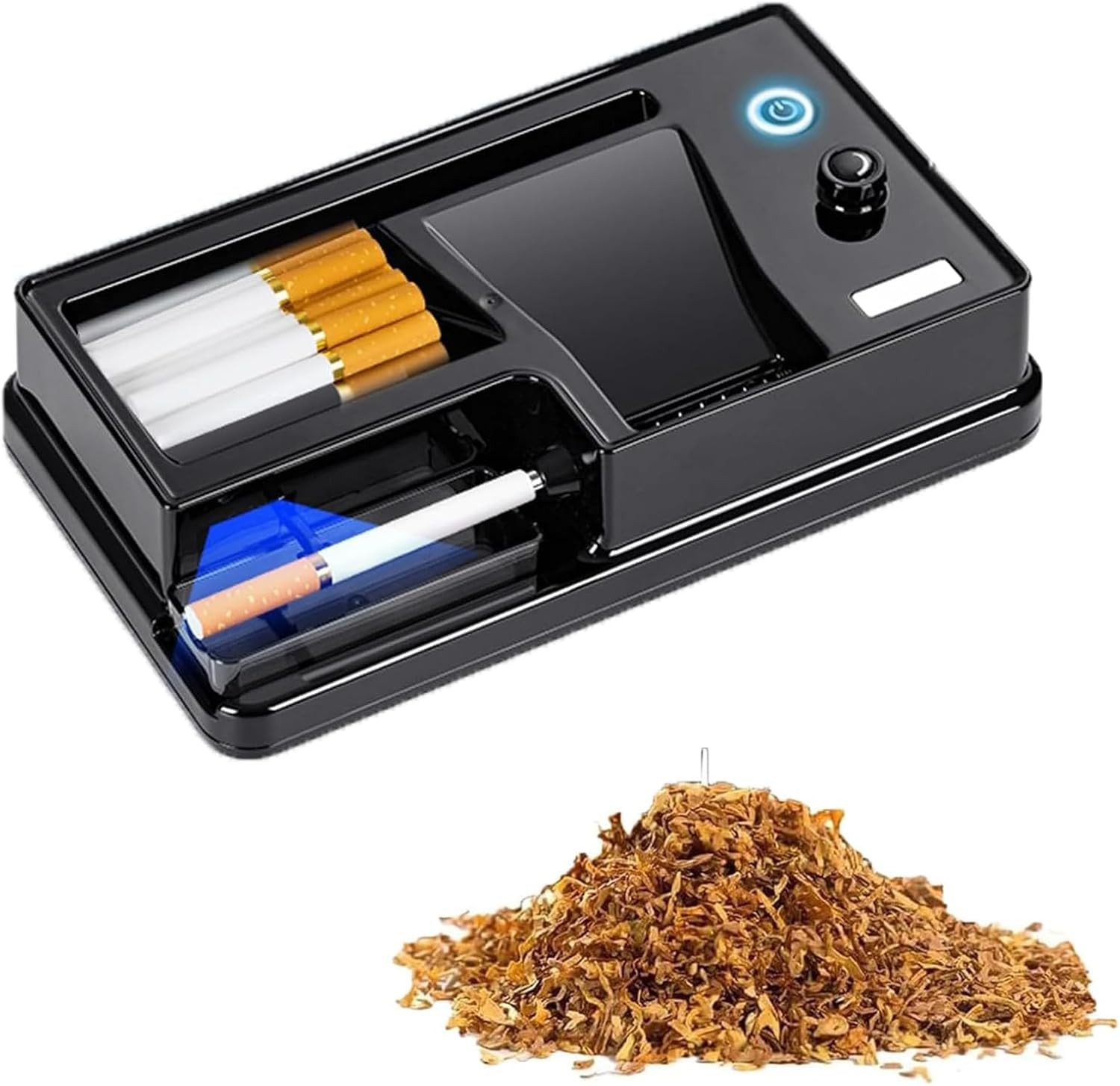 Cigarette Rolling Machine,6.5/8mmElectric Cigarette Roller,Smart Induction Pause