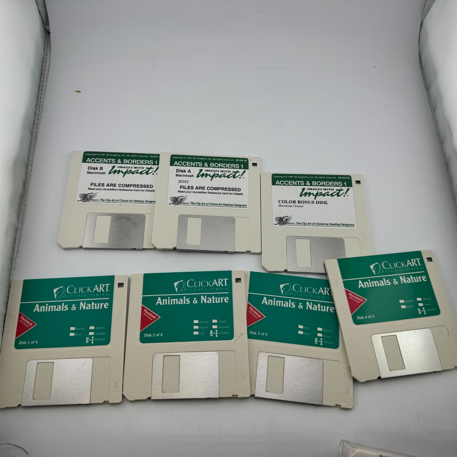 Vintage Apple Macintosh Software 3.5" Floppy Disks Aldus Freehand Pagemaker