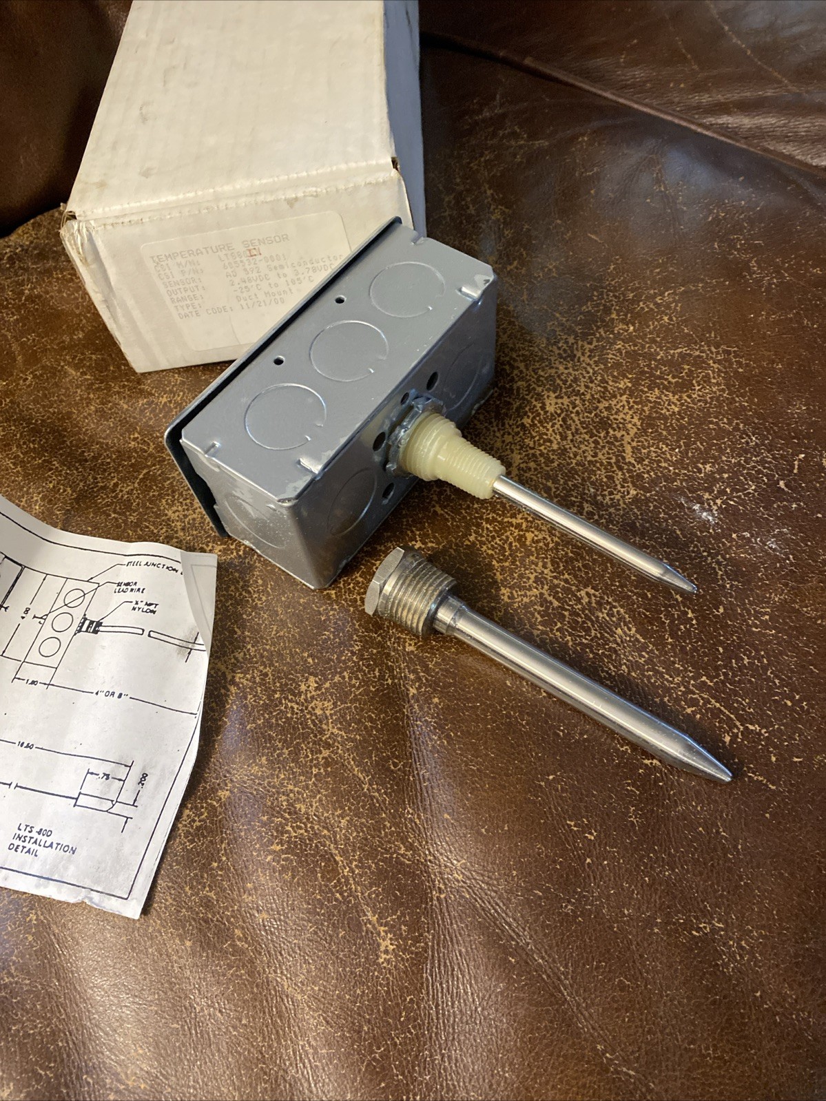 CSI Temperature Sensor LTS80D2, 605532-0002 New