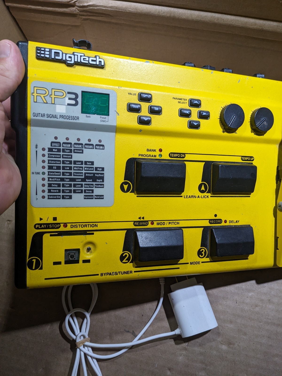 DigiTech RP-3 Multi-Effect Pedal Guitar Signal Processor Tested Works LOOK/READ