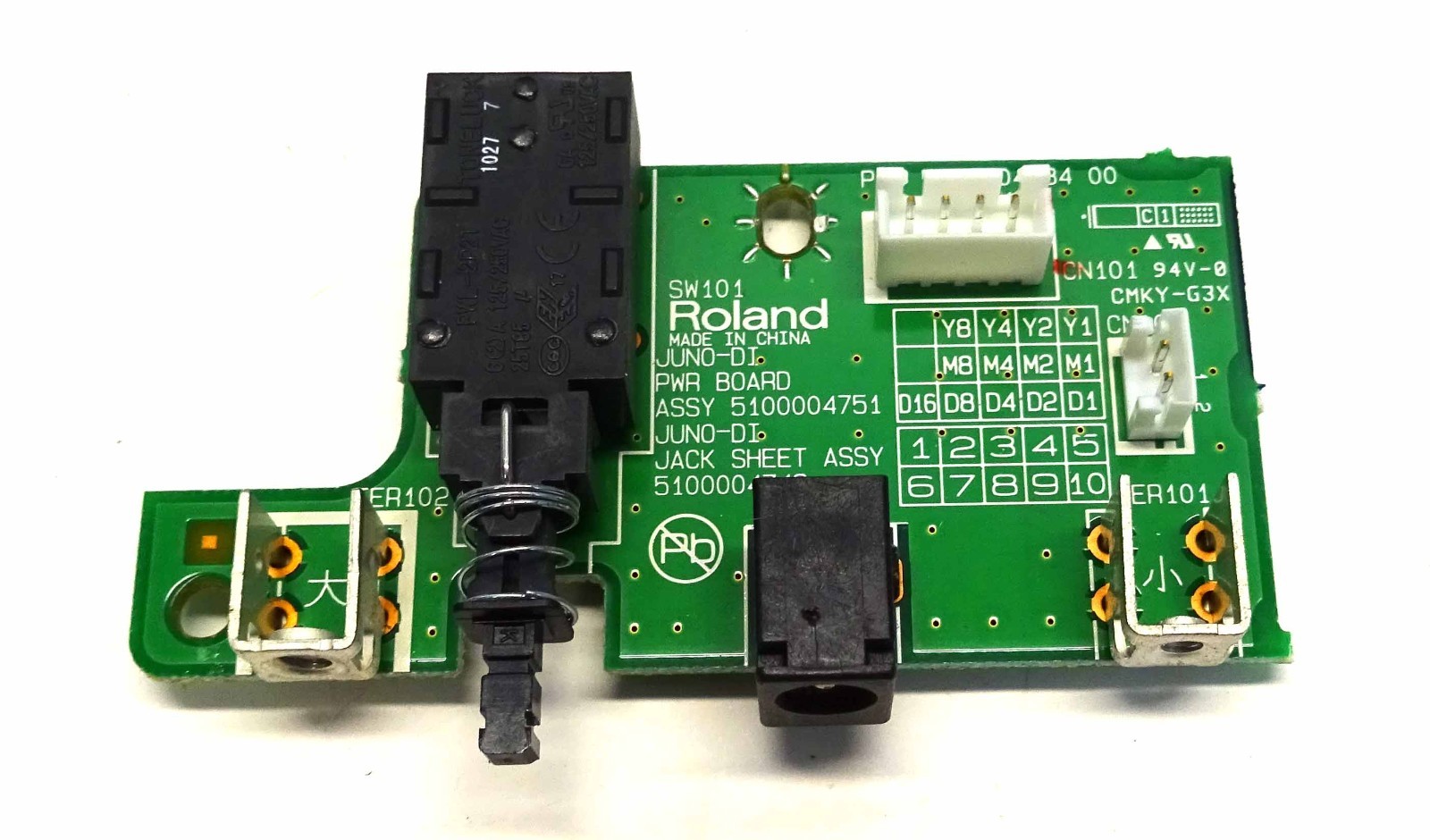 Roland Juno Di PWR Board Assembly