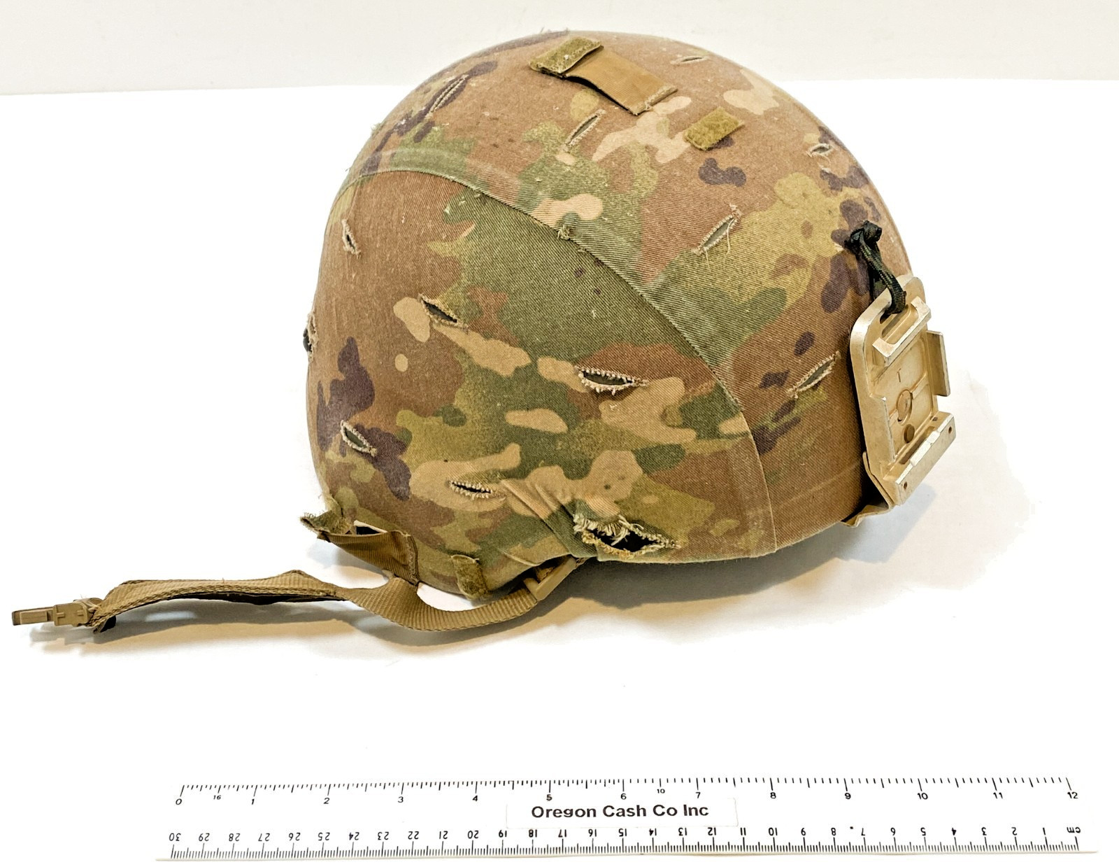 USA Military USM Camouflage Helmet Made with Kevlar Size Small Vintage GOOD!
