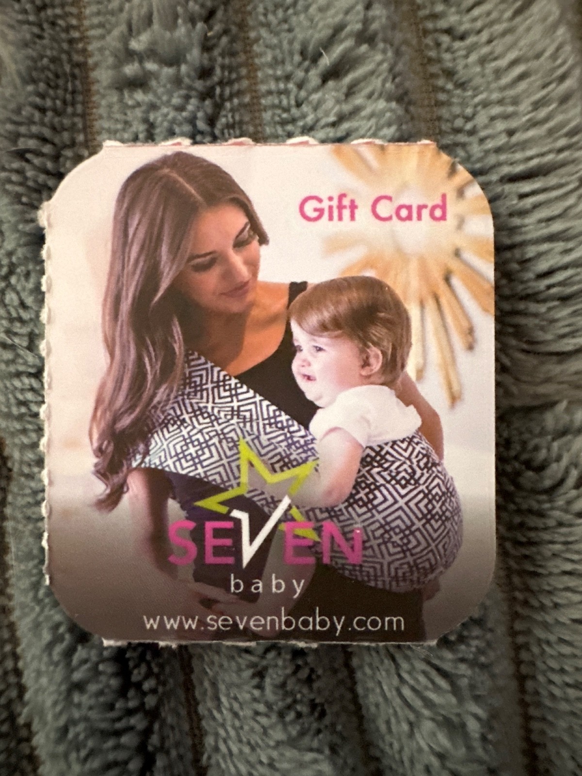 Seven Baby Gift Card $40 Verified Balance Physical Card No Expiration