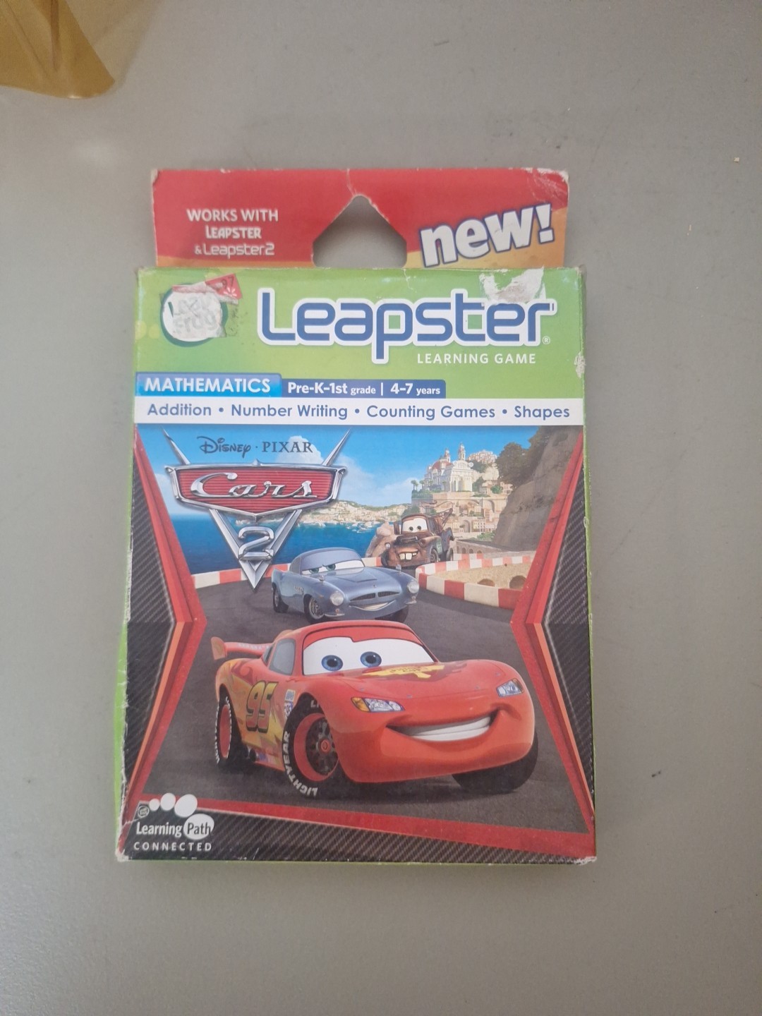 LeapFrog Leapster Disney Cars 2 Learning Game Ages 4 - 7 Yrs New In Package