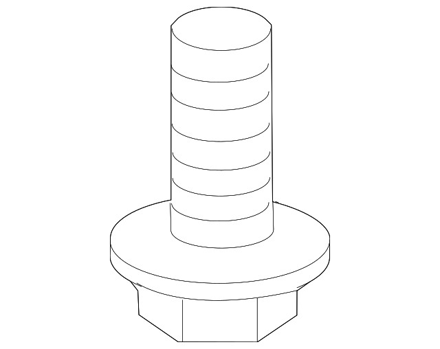 Genuine Toyota Radiator Support Splash Shield Bolt 90119-A0549