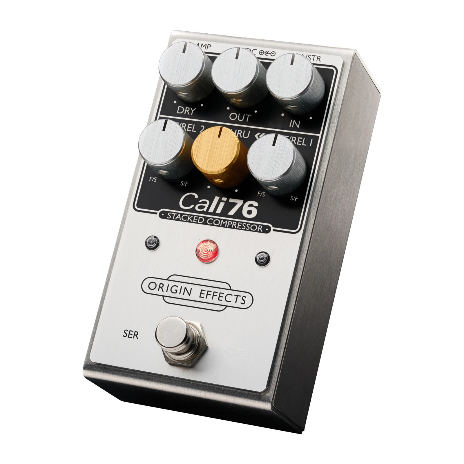 Origin Effects Cali76 Stacked Compressor V2 Effects Pedal, Silver