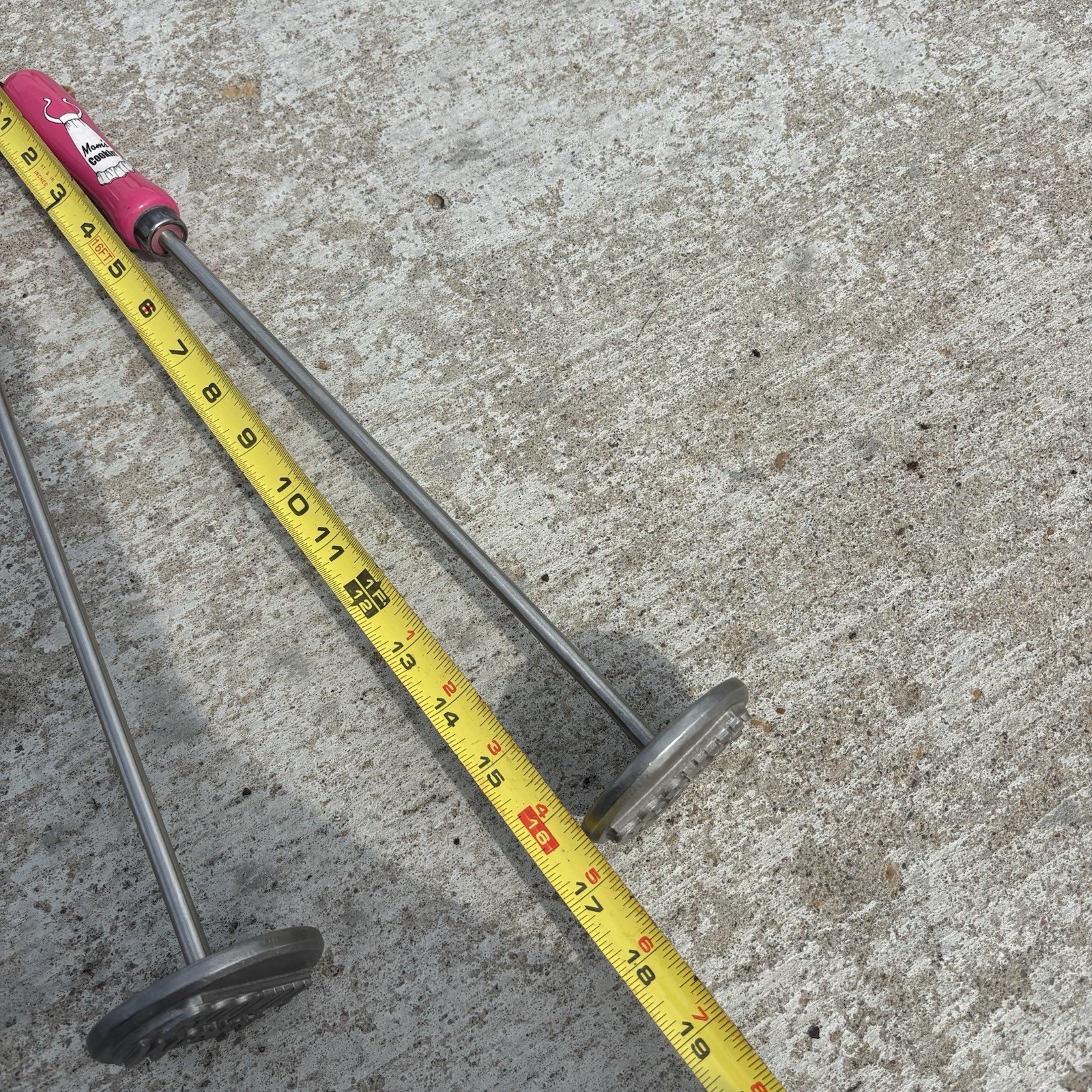 BBQ Brand Iron Grilling Tailgate Tool NWOT MOM's COOKIN' Mother's Day Gift Mom