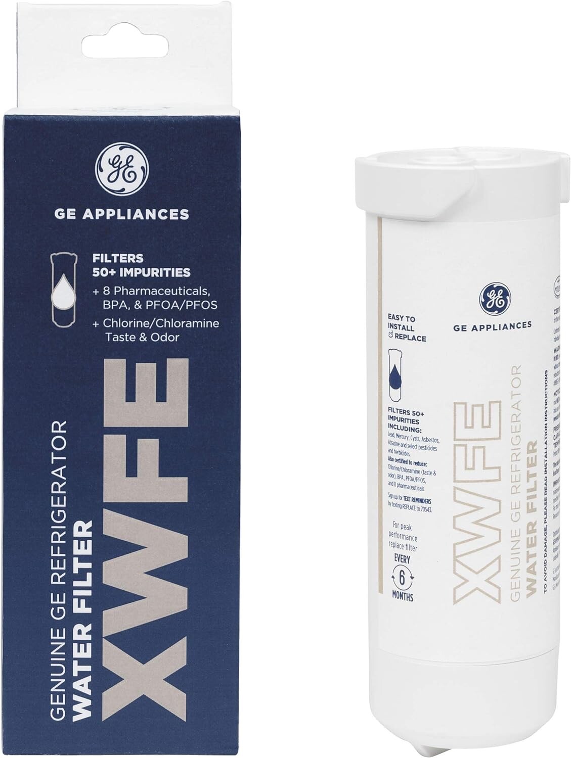 GE XWFE Genuine Refrigerator Water Filter (WITH CHIP)