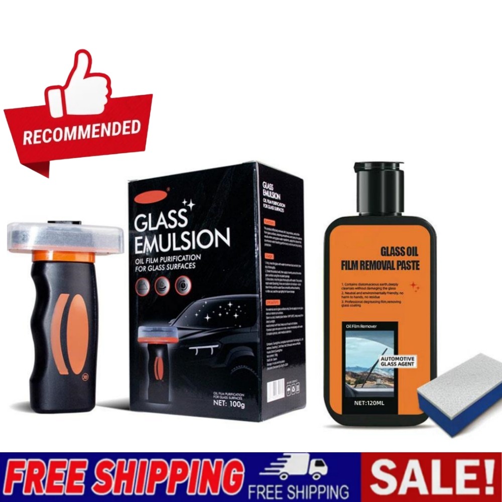 New Q4 Glass Guard,Glass Emulsion Cleaner,Glass Handle Oil Film Remover Lotion