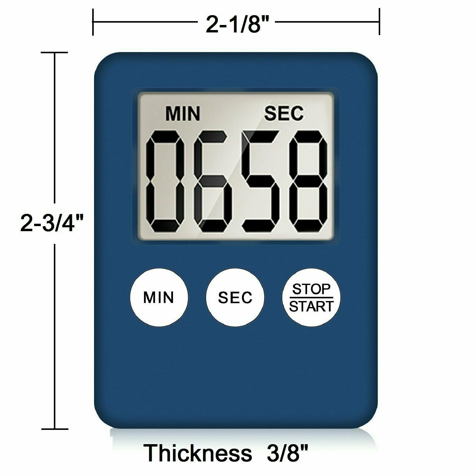 Large LCD Digital Kitchen Cooking Timer Count-Down Up Clock Loud Alarm Magnetic
