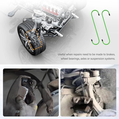 PCS Brake Caliper Hangers,Brake Caliper Tool/Brake Caliper Compression 2 Green