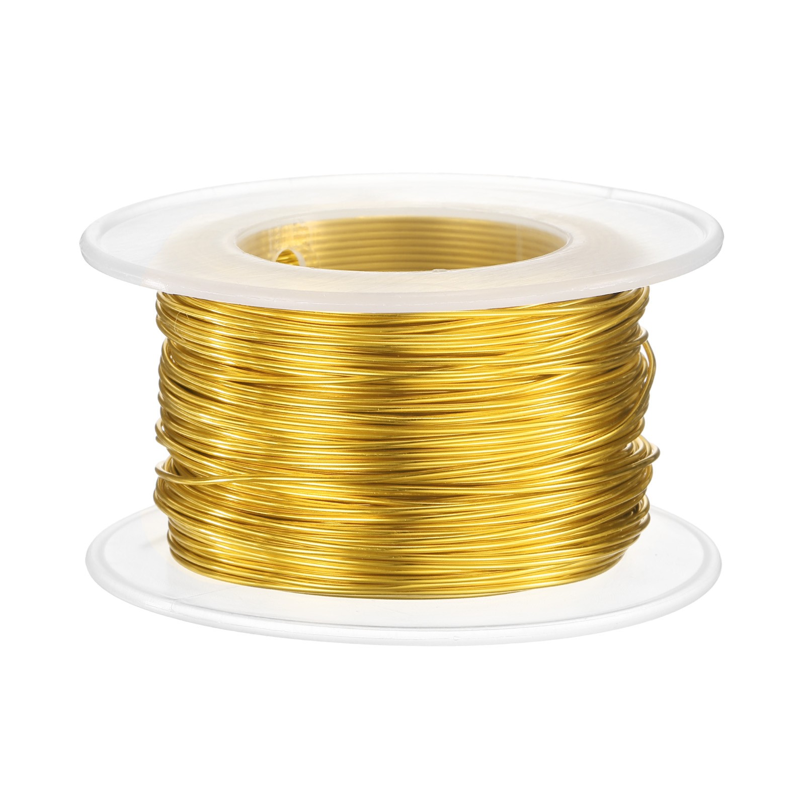 20 Gauge Aluminum Craft Wire 0.8mm 98.5ft Bendable Metal Wire, Yellow
