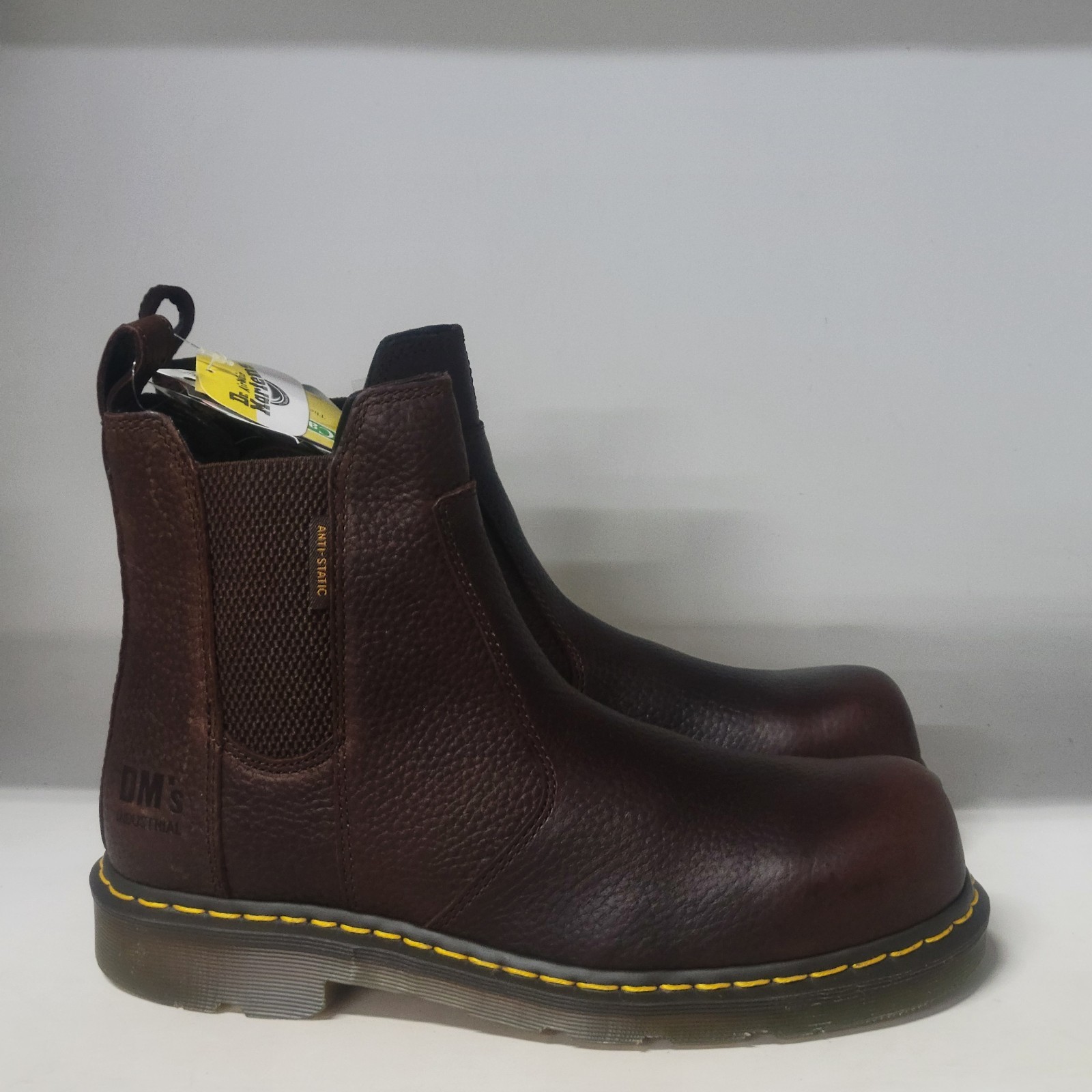 Dr. Martens Fusion Steel Toe Boot Bark Mens Size 10M
