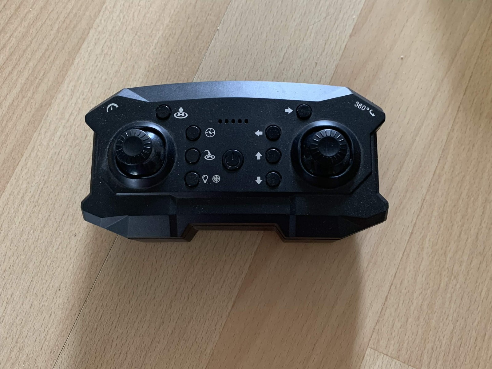 RCFPVPro Black Foldable 4K HD Dual Camera RC Drone