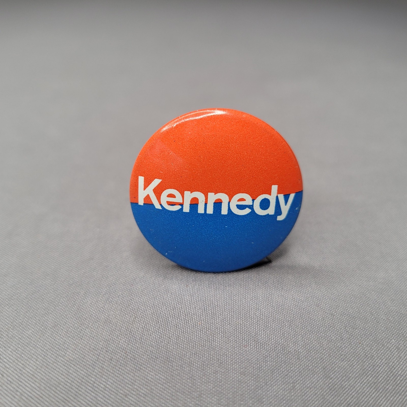 Kennedy Red Blue Political Campaign Pinback Button Badge Vintage Style Retro USA