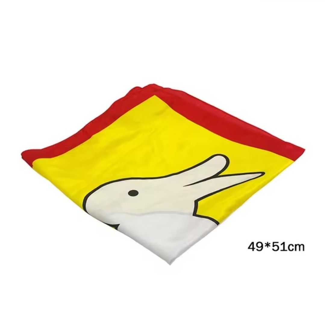 Magic Trick Rabbit to Duck Changing Silk ScarF