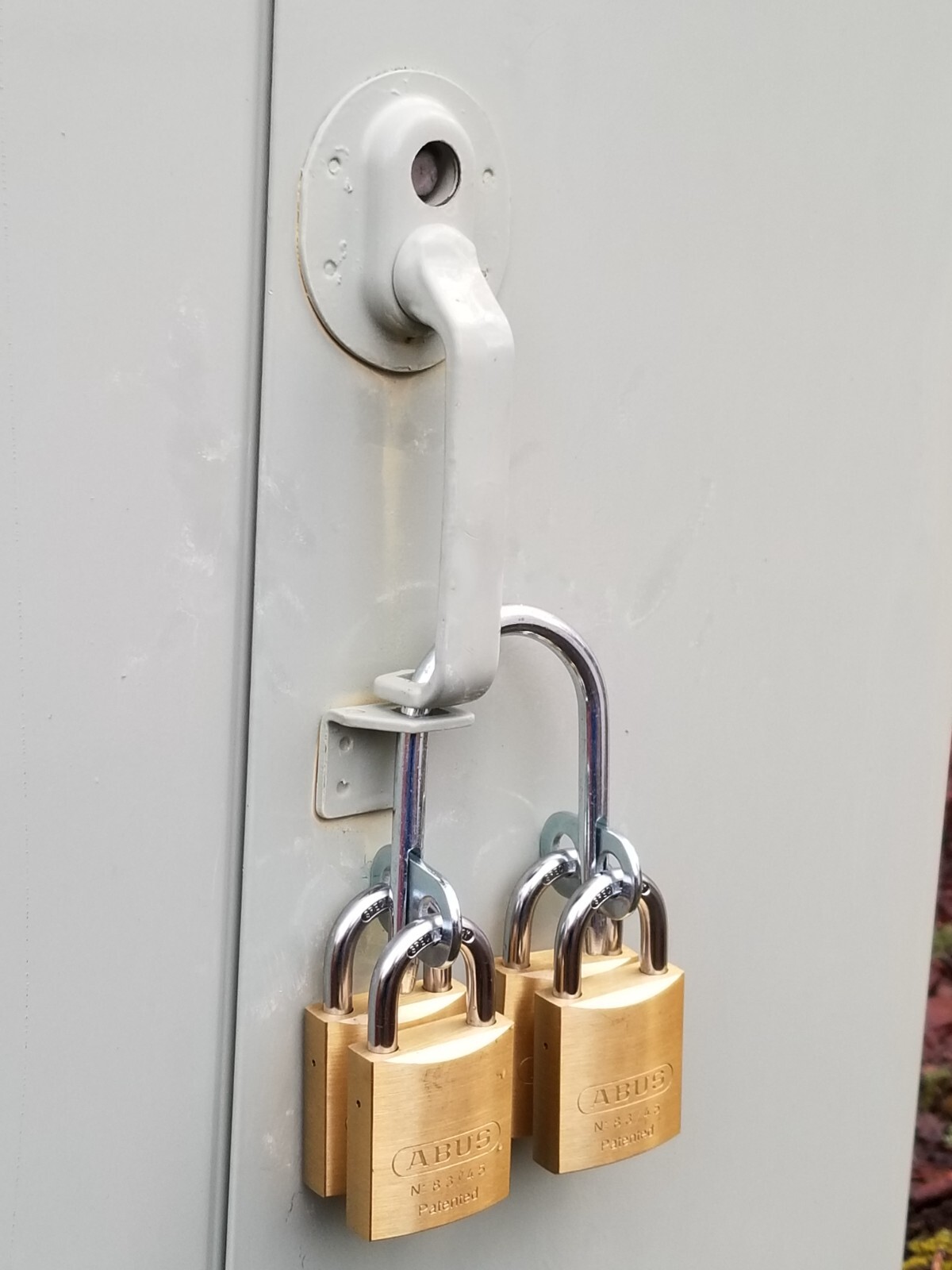GM P6006, Multiple Padlock Locking Device - Shared Access - Dual Hasp   C3