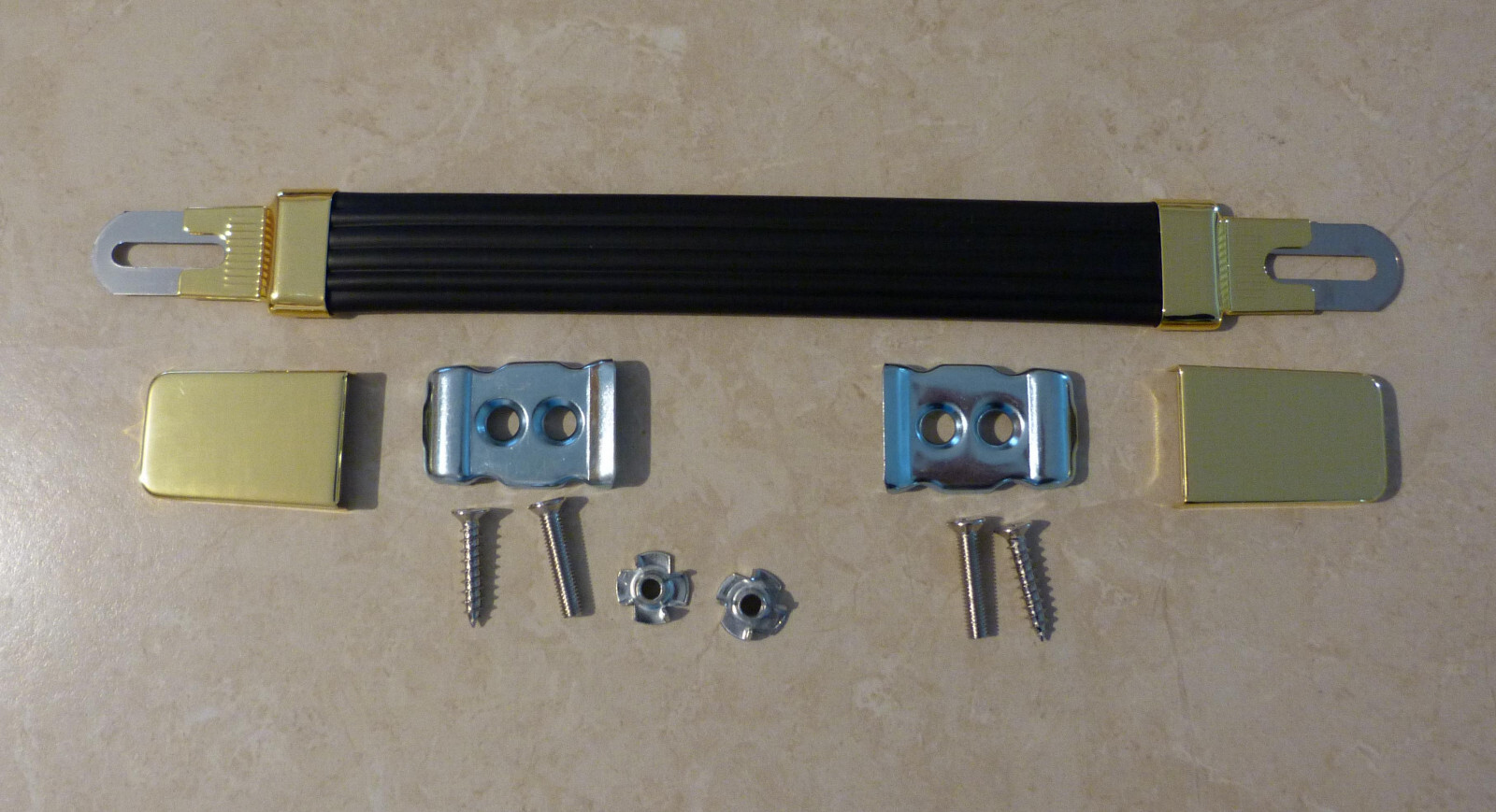 Marshall Style Handle with Gold End Caps