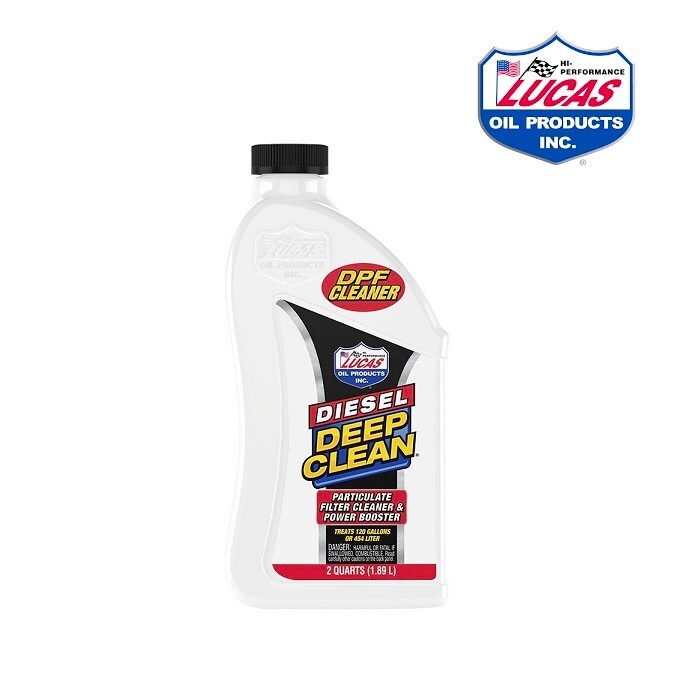 Lucas Oil 10873 Diesel Deep Clean Fuel System Cleaner - 2 Qt / 64oz Bottle