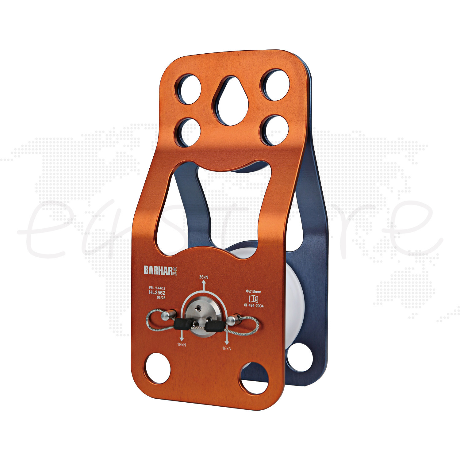 Knot Passing Pulley Rope Access Rescue Rigging Gear