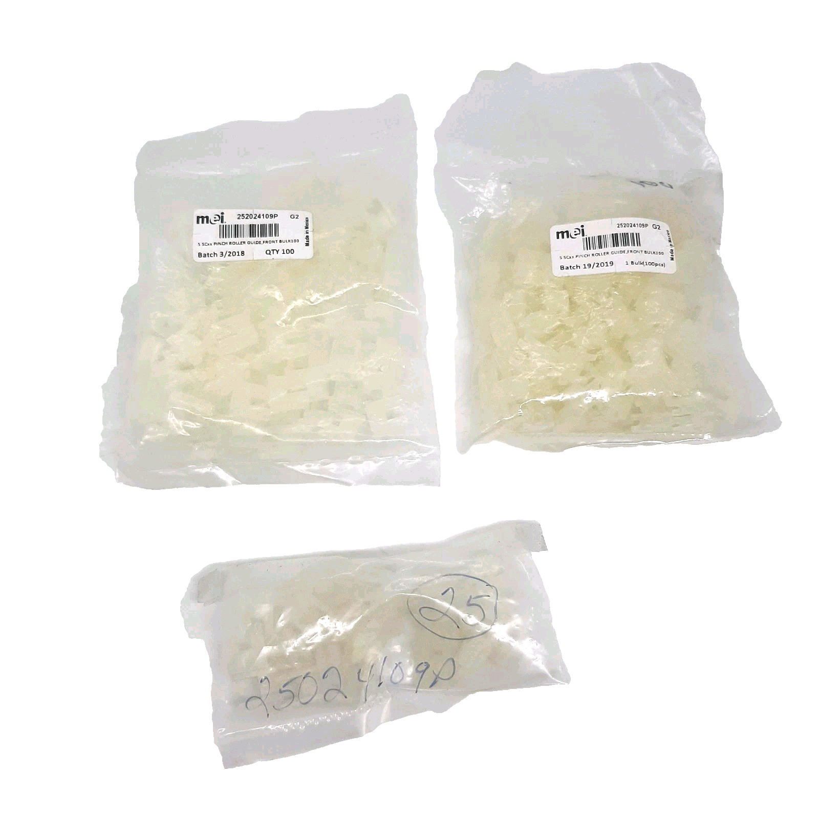 MEI 252024109P G2 Pinch Roller Bulk of 339 Lot
