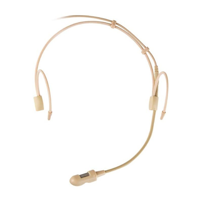 Cardioid Headworn Microphone Replacement for Shure Wireless Headset System Beige